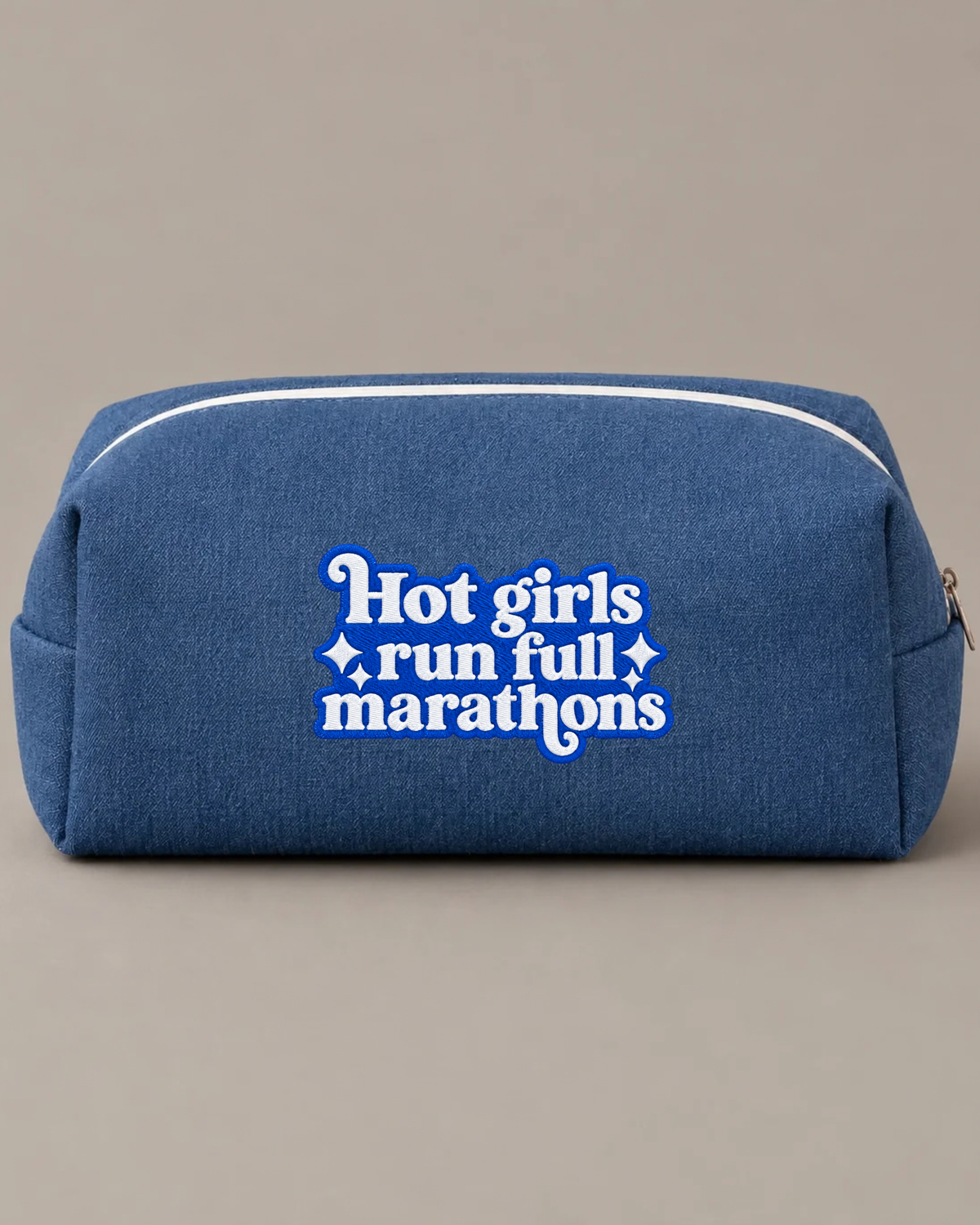 Run Club Denim Pouch