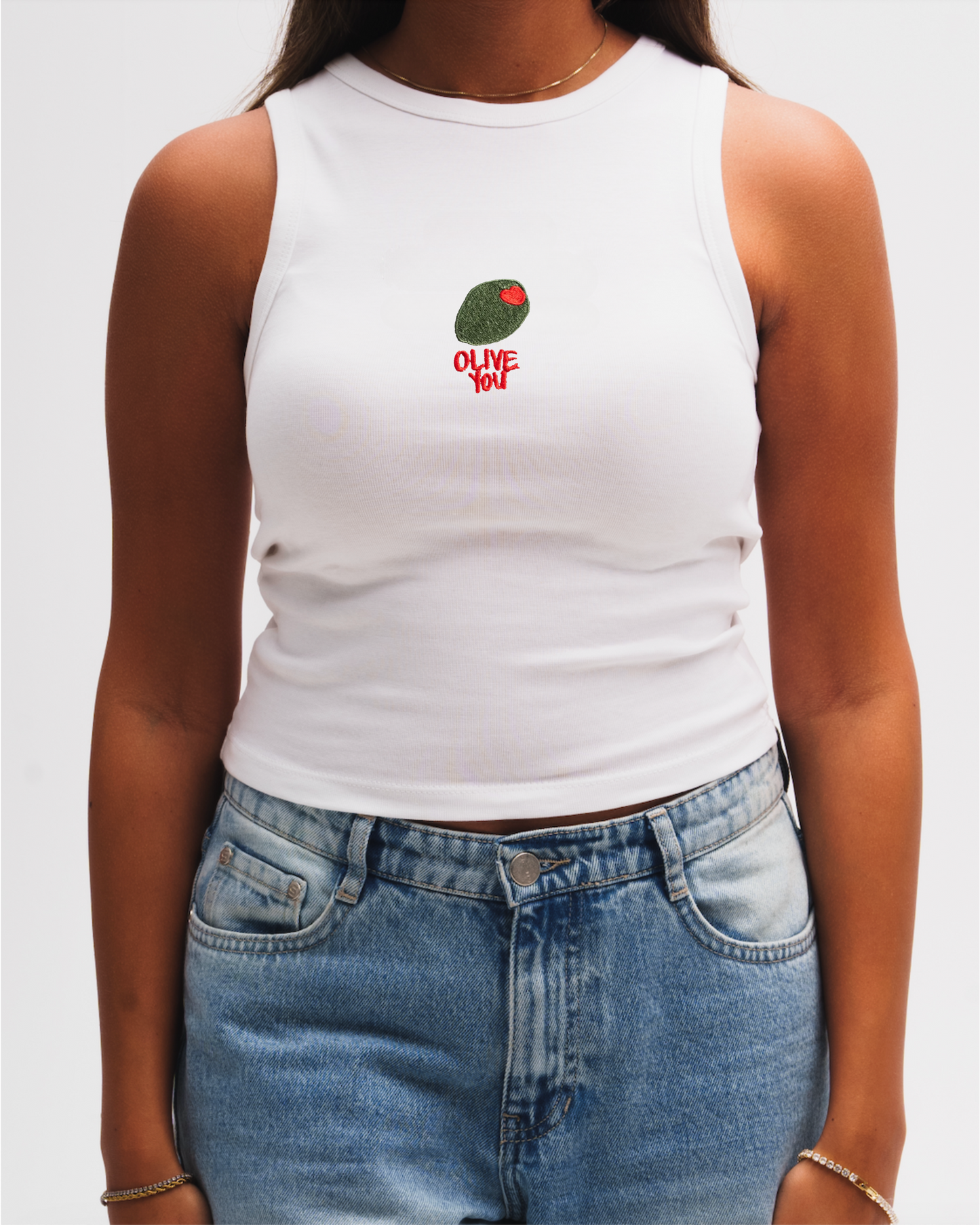 "Olive You" Top