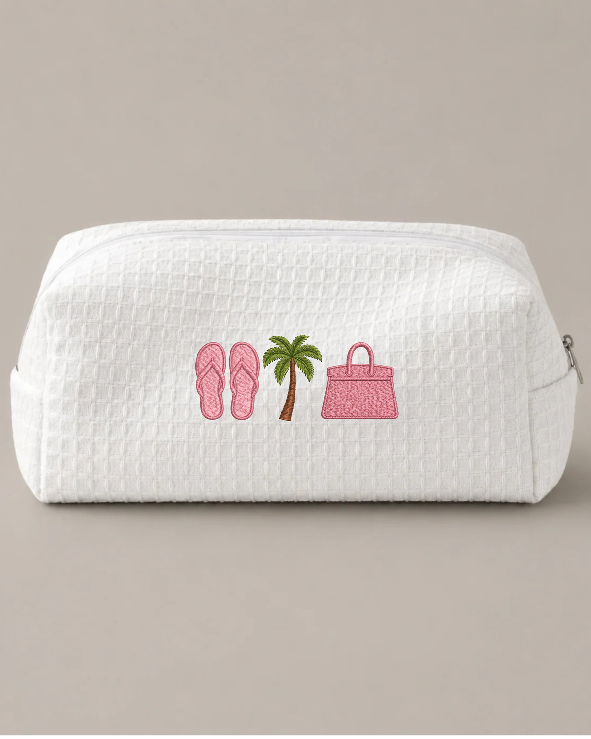 Holiday White Pouch