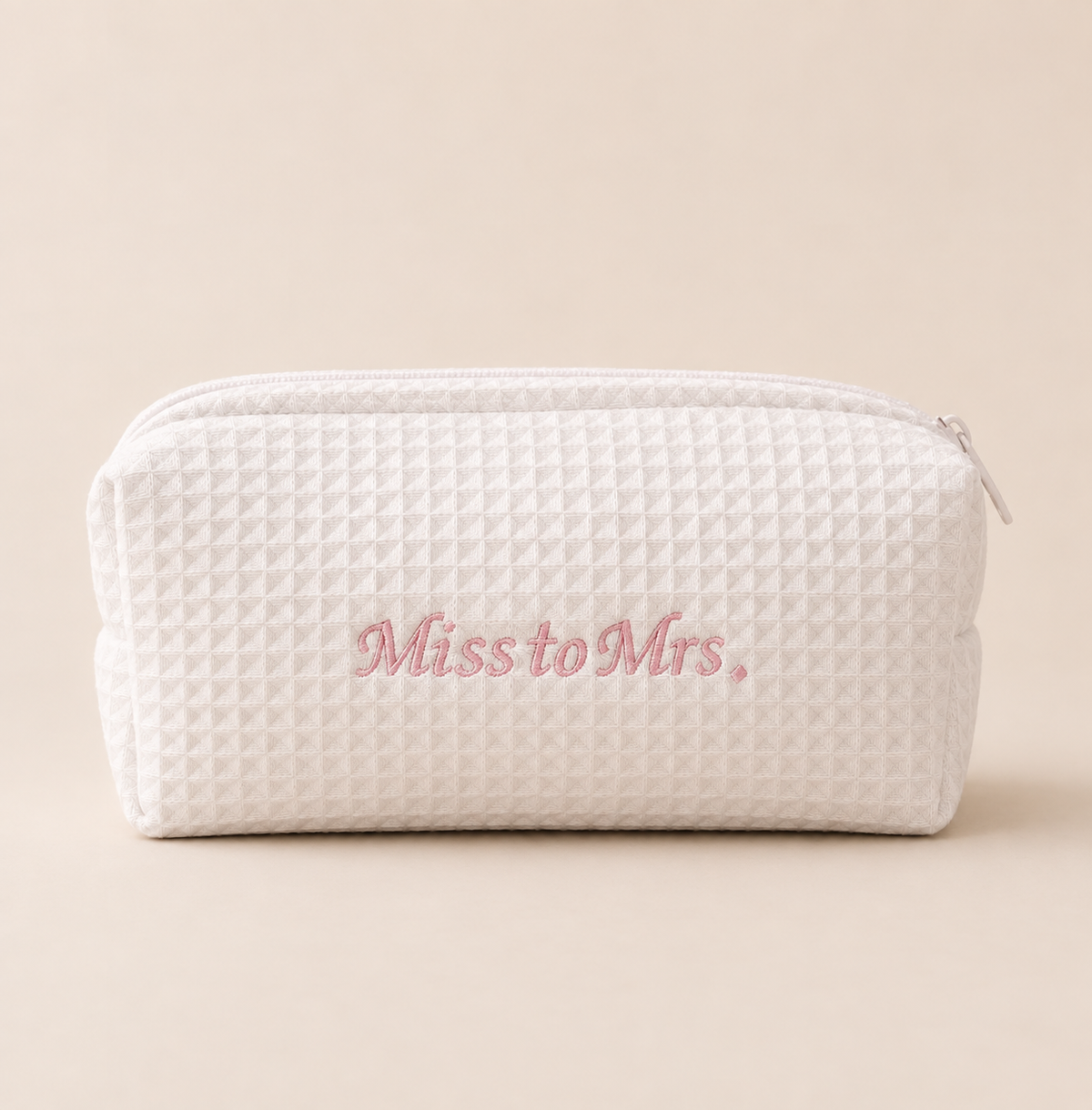 Miss to Mrs. White pouch