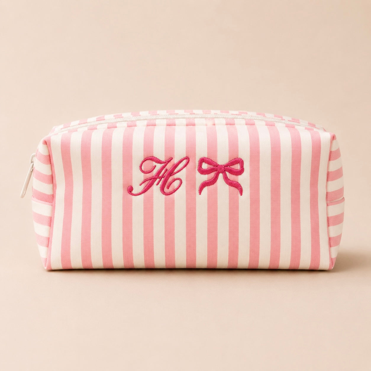 H π Striped pouch