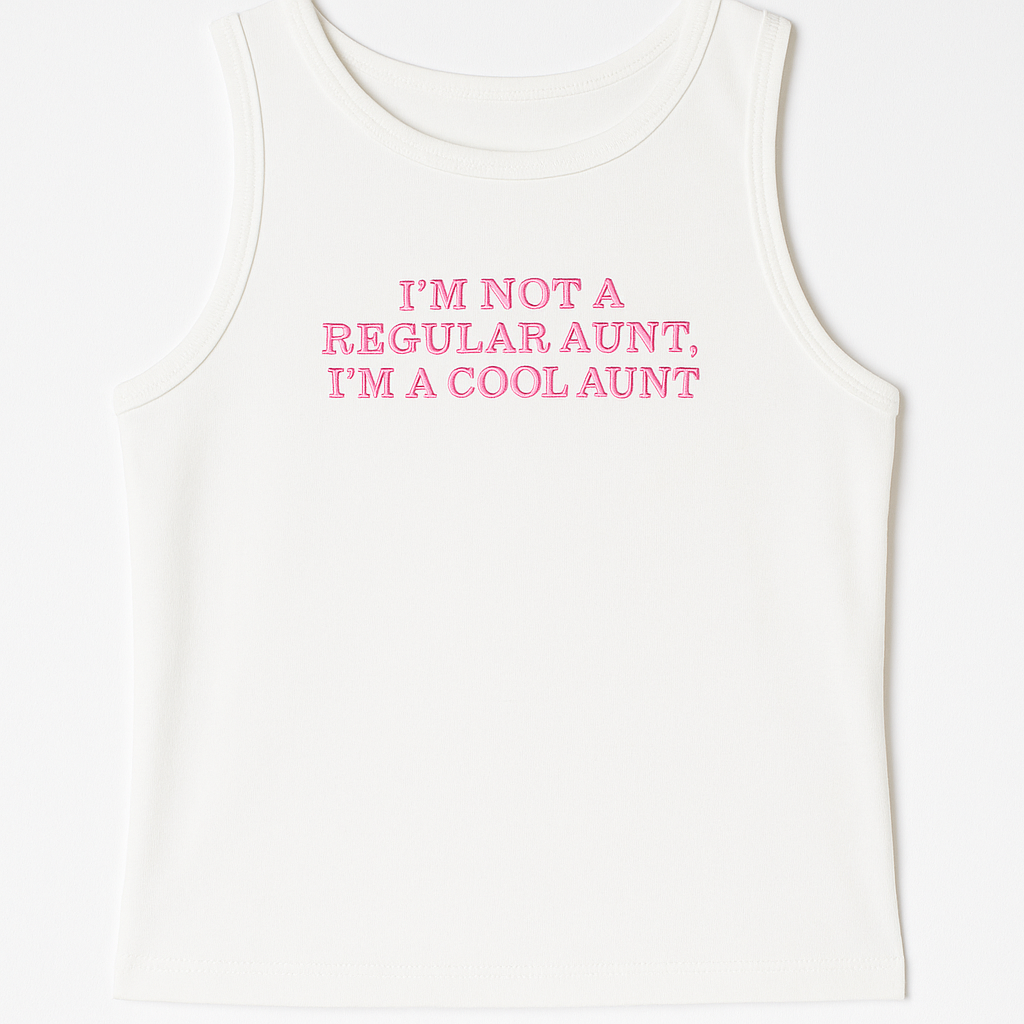 cool aunt, pink thread - Crew