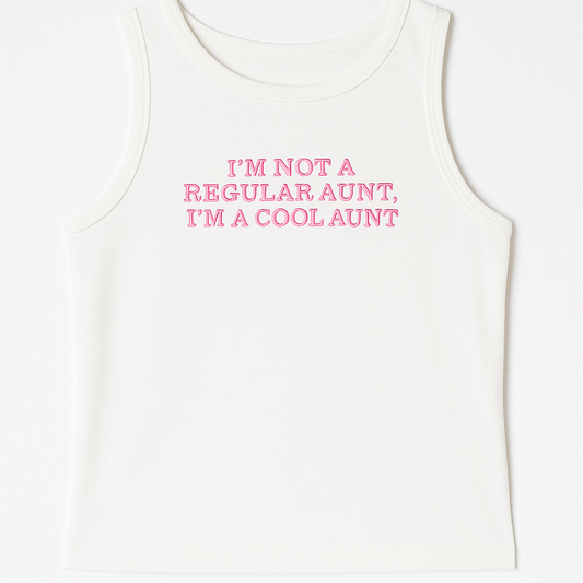 cool aunt, pink thread - Crew