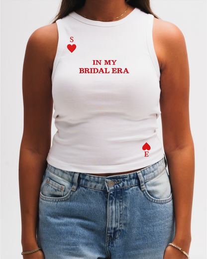 "IN MY BRIDAL ERA" initials top