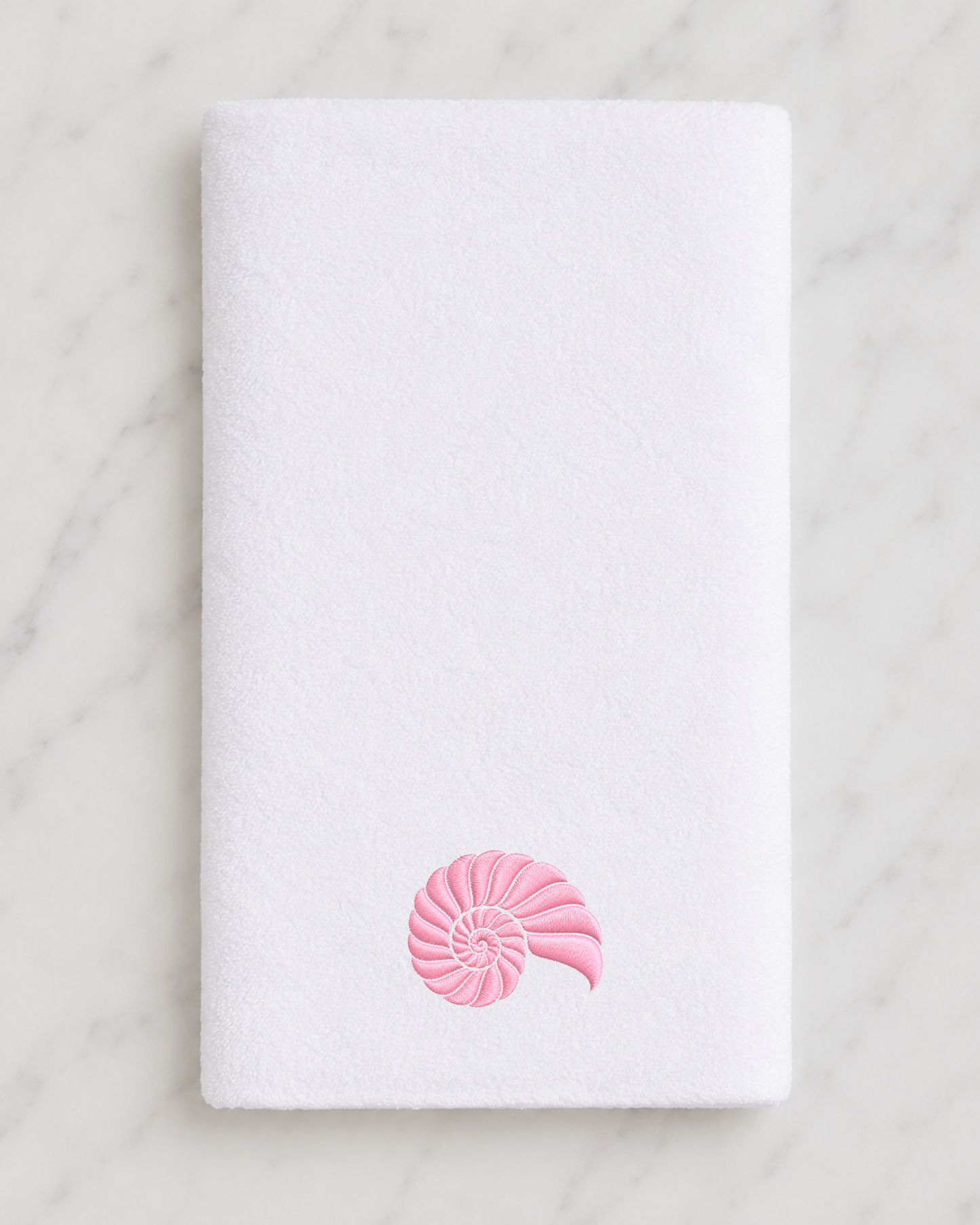 Seashell hand towel
