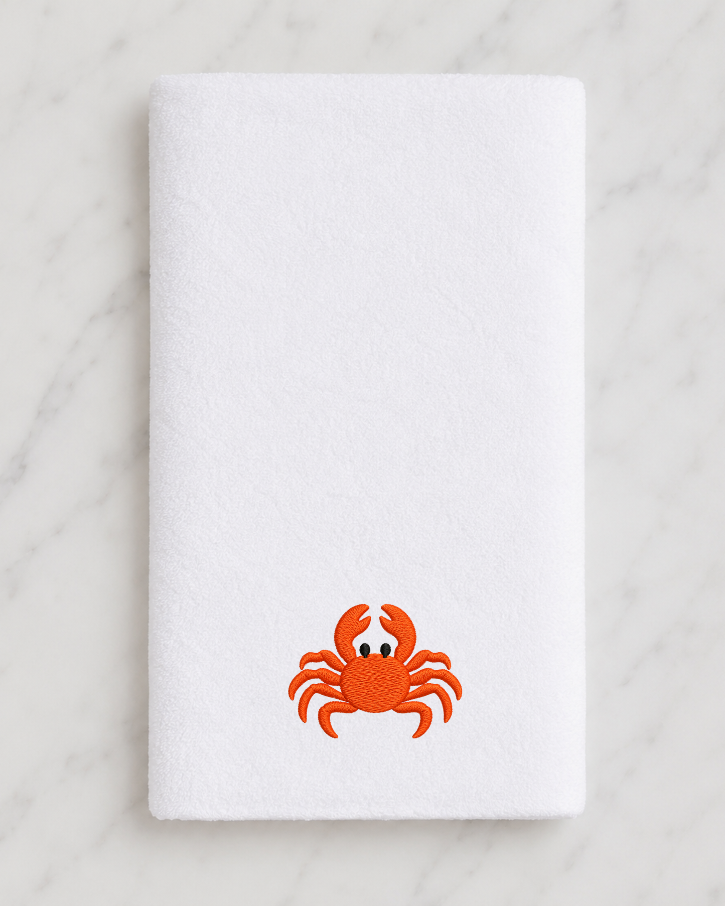 Crab hand towel