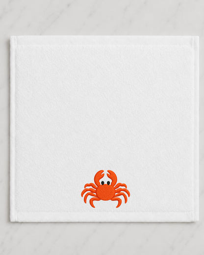 Crab hand towel