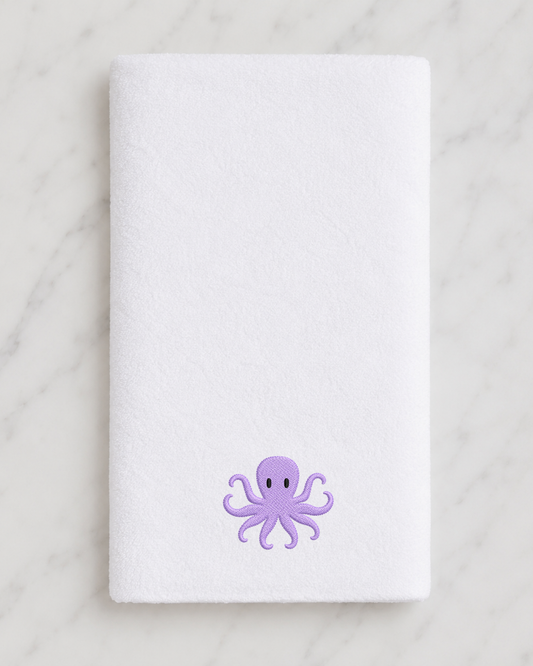 Octopus hand towel