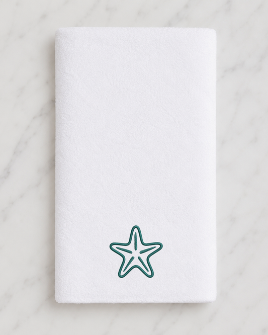 Starfish hand towel