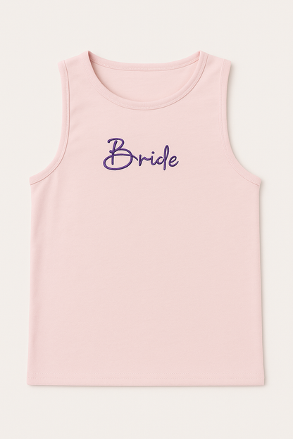 "BRIDE" Pink Top