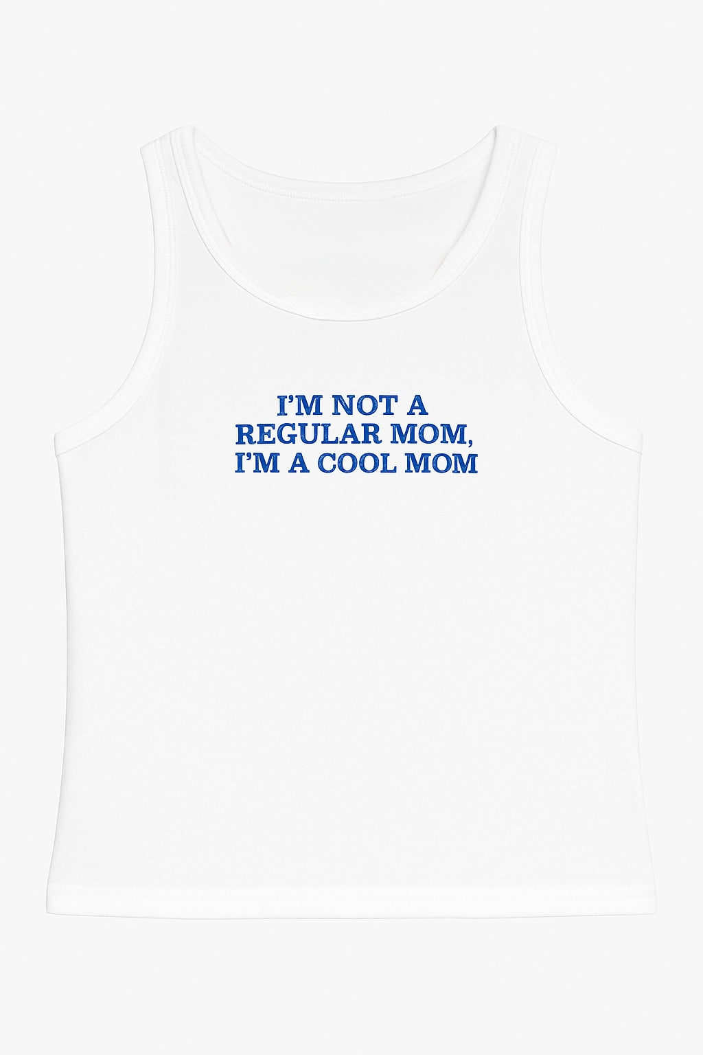 cool mom, blue thread - MEDIUM
