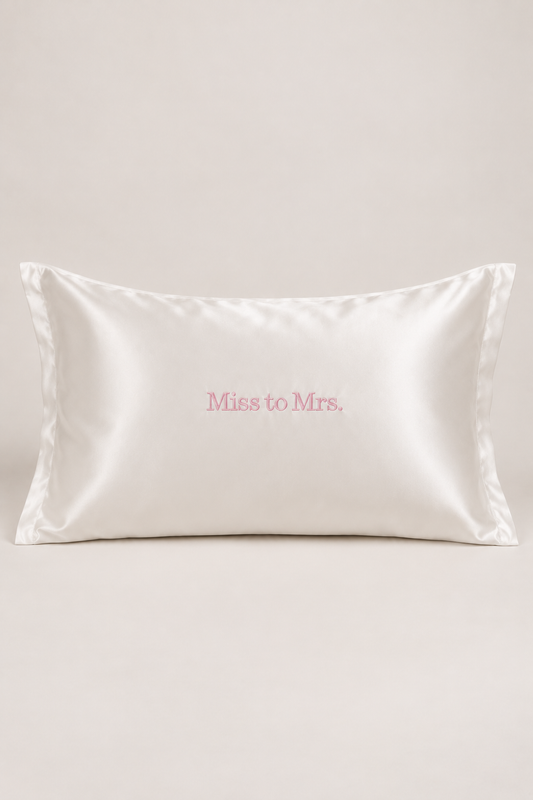 Miss to Mrs White pillowcase 50*80