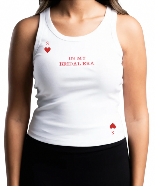 "IN MY BRIDAL ERA" initials top