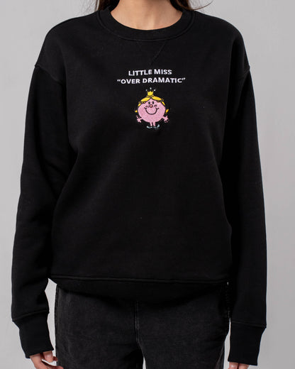 "Little Miss Over-Dramatic" Black Sweater